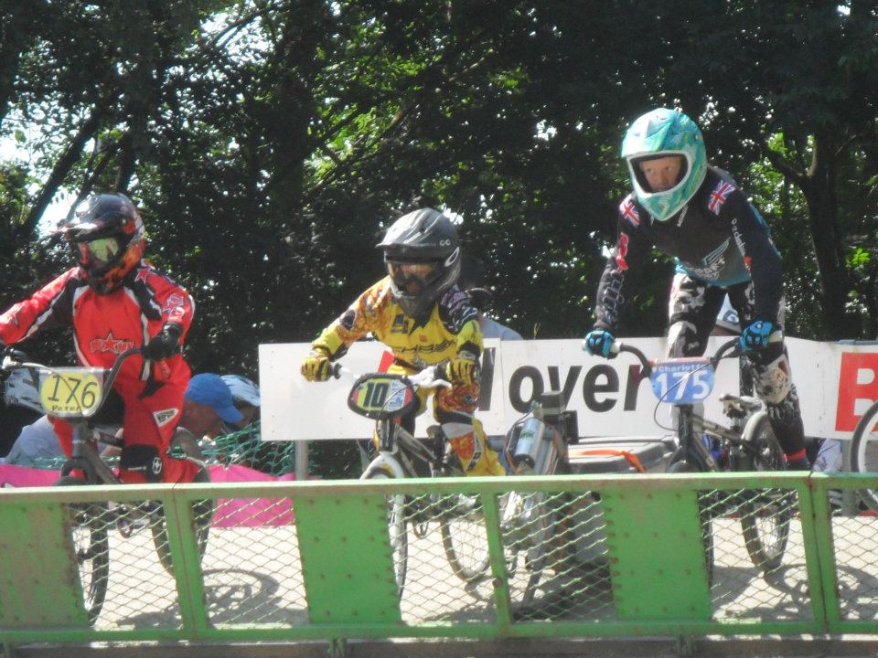Charlotte and Peter on the Gate at Andover