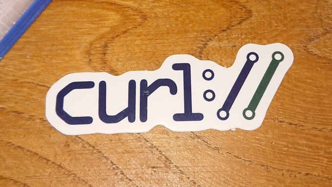 curl stickers from @badger