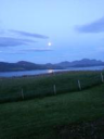 Moon over Kyle of Tongue